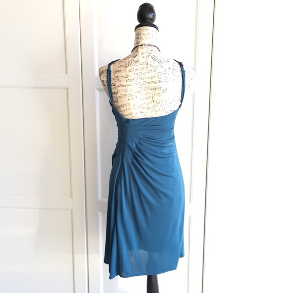 BCBGMaxAzria Blue Colorblock Dress - Picture 5 of 7